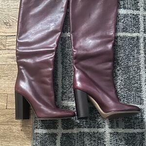 Bally Burgundy Heeled Boots